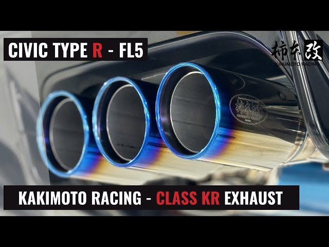 KAKIMOTO RACING (柿本改) CLASS KR EXHAUST // FL5 CIVIC TYPE R