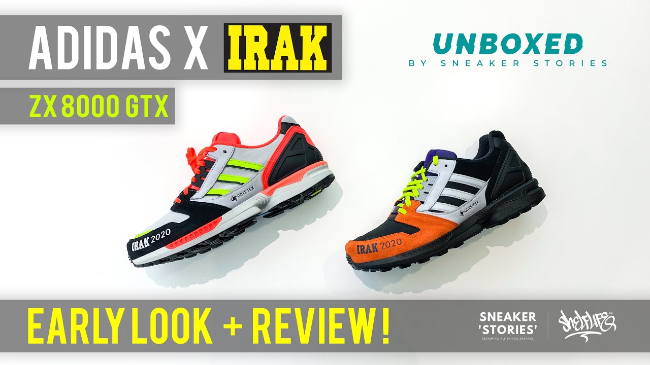 UNBOXED! adidas x IRAK ZX 8000 GTX Pack (Early Look!) - YouTube