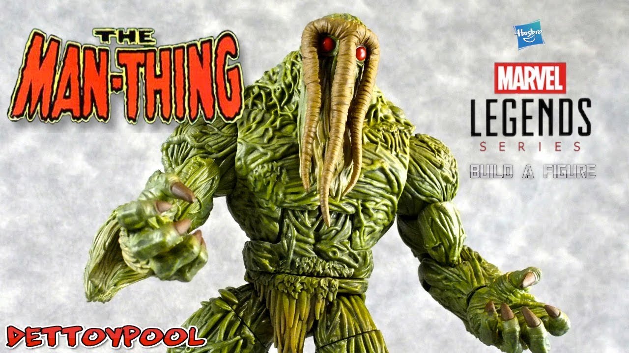 Hasbro Marvel Legends Man-Thing Build-a-Figure Review!! - YouTube