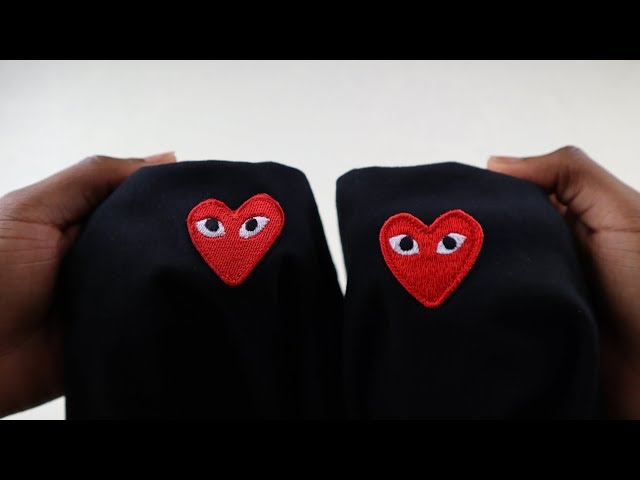 How to spot fake Comme des Garcons | Real vs replica CDG Play t