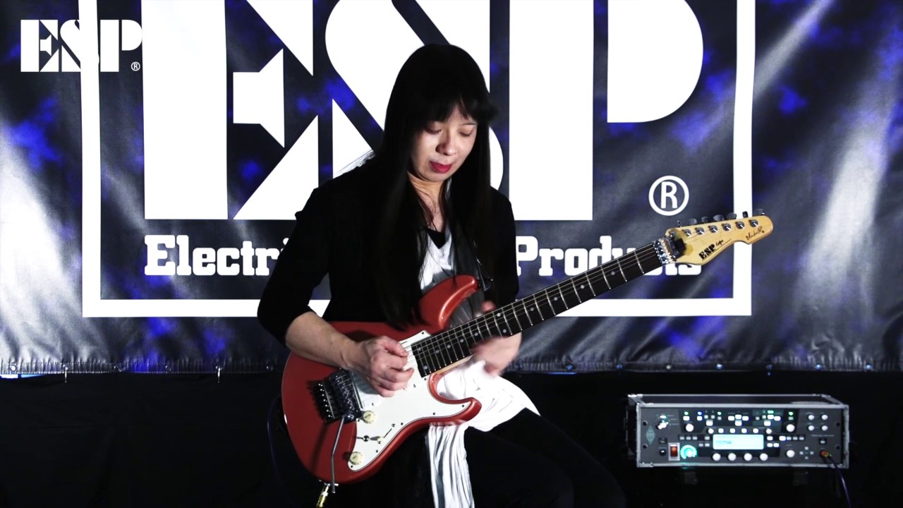 ESP Guitars: ESP SNAPPER-7 Fujioka Custom Demonstration by 藤岡幹
