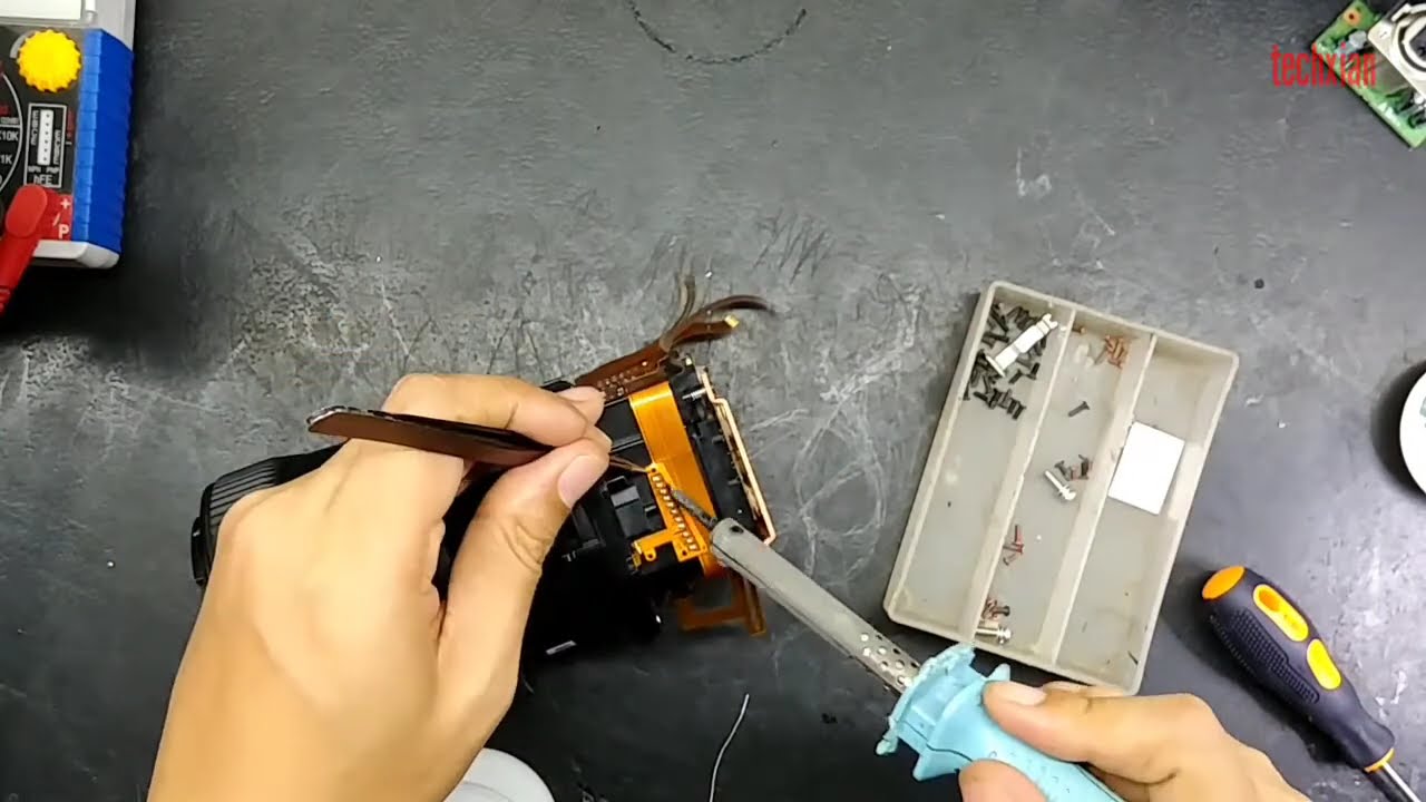 PANASONIC AG-UX90 ERROR OCCURRED PROBLEM DISASSEMBLE/ASSEMBLE/FIX