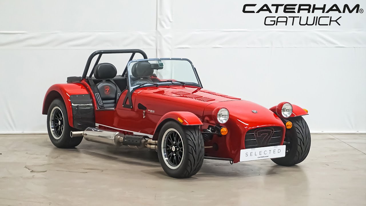 Caterham Gatwick Stock - Exocet Red 310S - YouTube