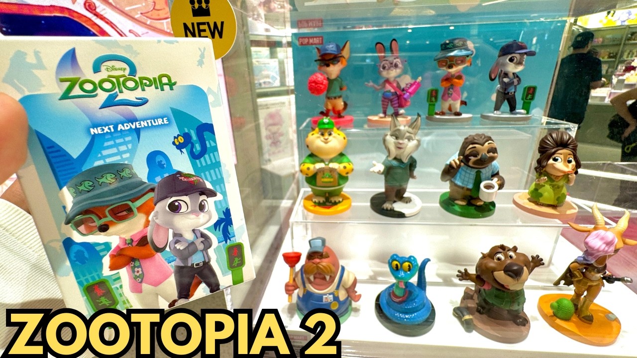 Unboxing ZOOTOPIA 2 Popmart Blind Boxes! ズートピア 2 - YouTube