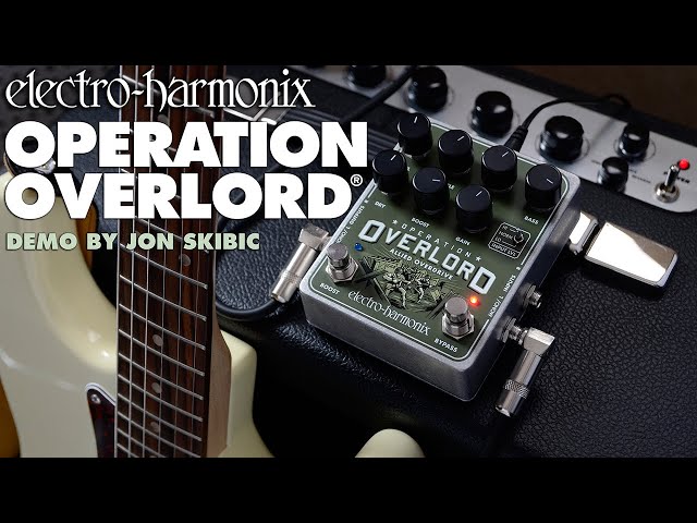 Electro-Harmonix Operation Overlord Allied Overdrive Pedal (Demo