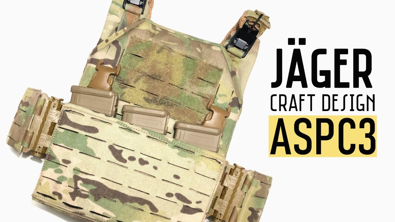 JÄGER craft design ASPC3 - Japan Made Plate Carrier - YouTube