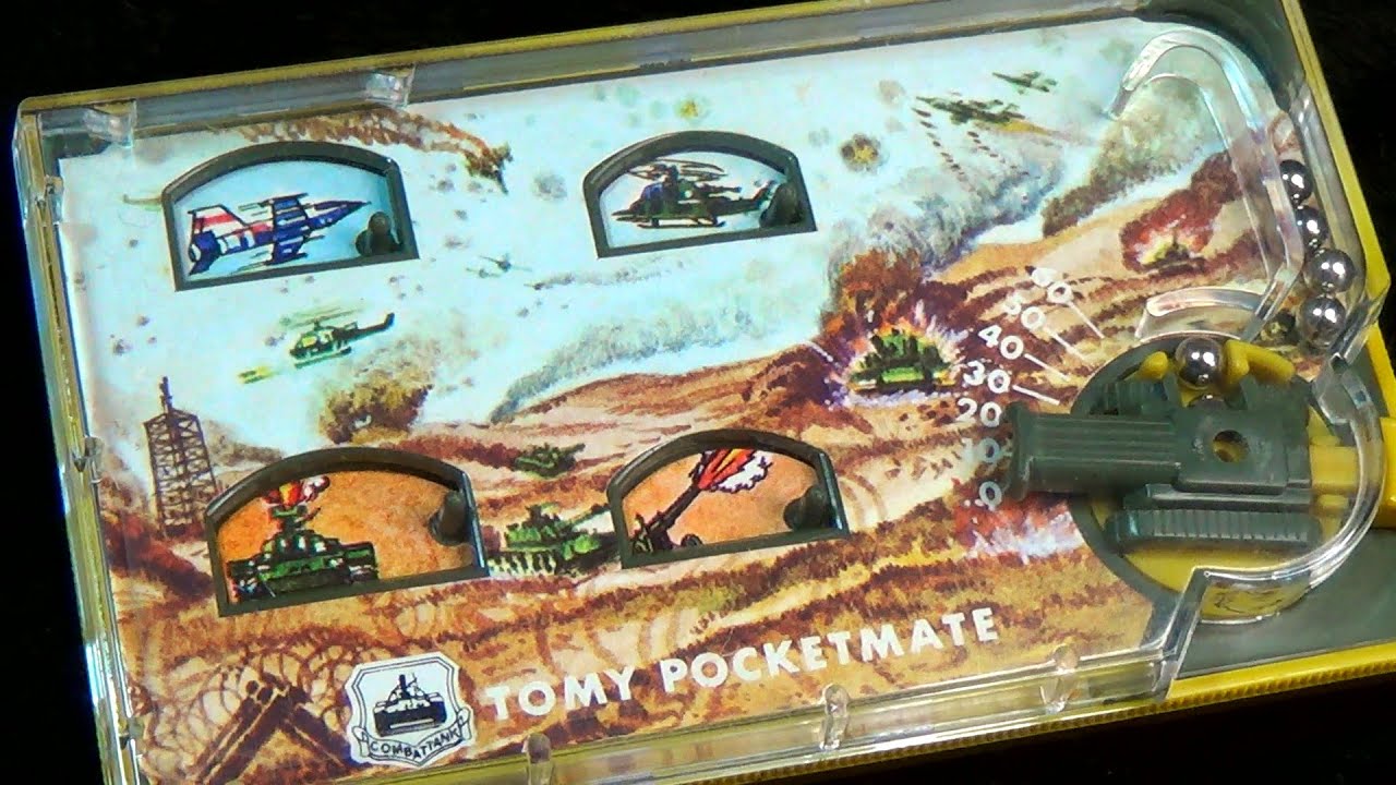 トミー ポケットメイト】コンバットタンクゲーム 6 シューティング