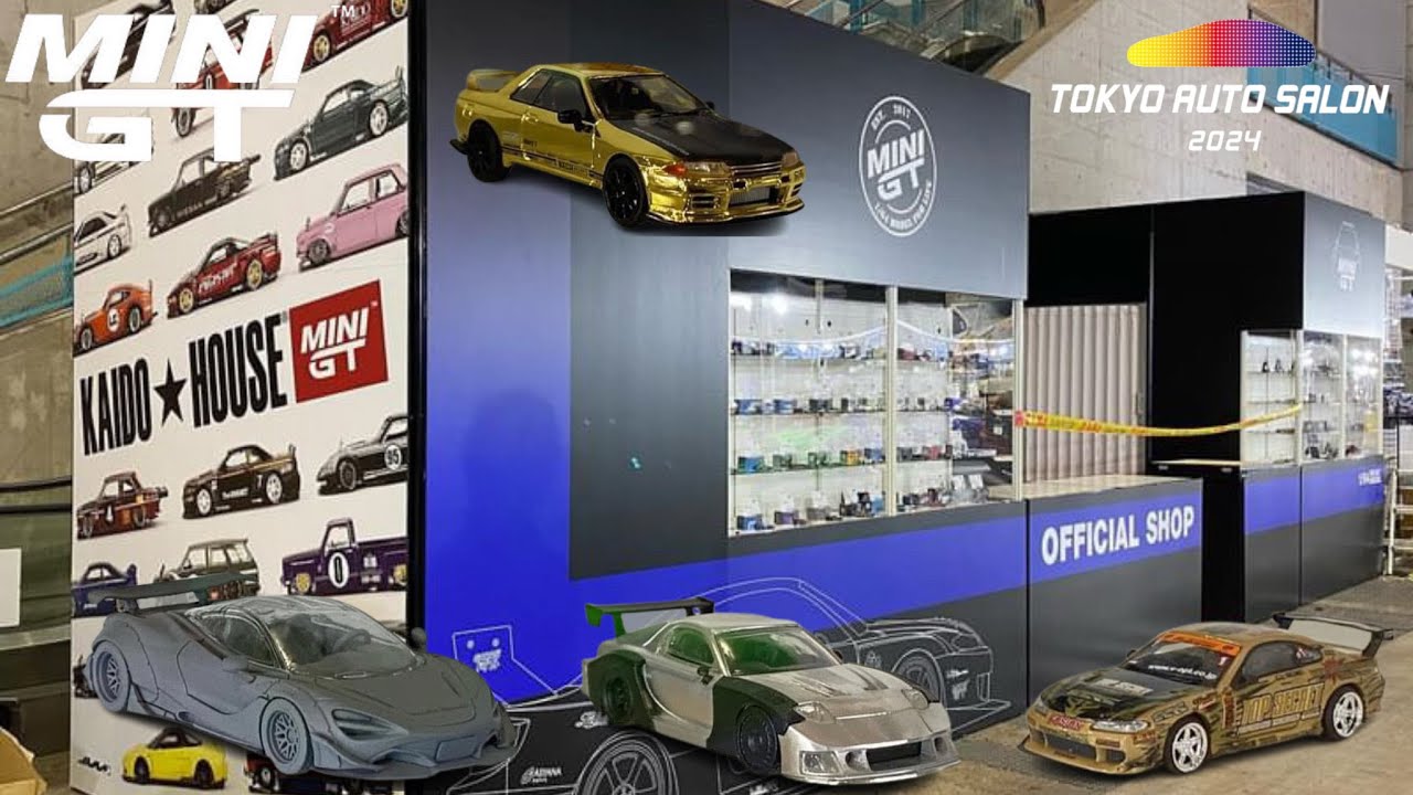 PREVIEW] MINI GT official booth at 2024 Tokyo Auto Salon. - YouTube