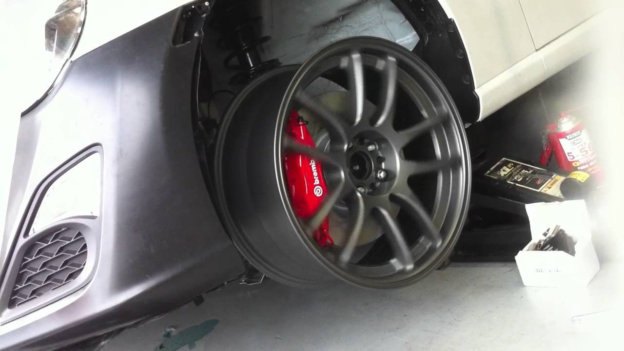 日本初!! iConcept ブレンボ F40 F50 キャリパー用ブラケット (86 BRZ