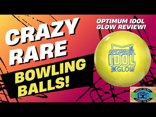 WHAT ARE THESE CRAZY RARE BOWLING BALLS! Optimum Idol Glow Review