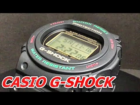 CASIO G-SHOCK DW-5700TH-1JF Throwback 1990s - YouTube