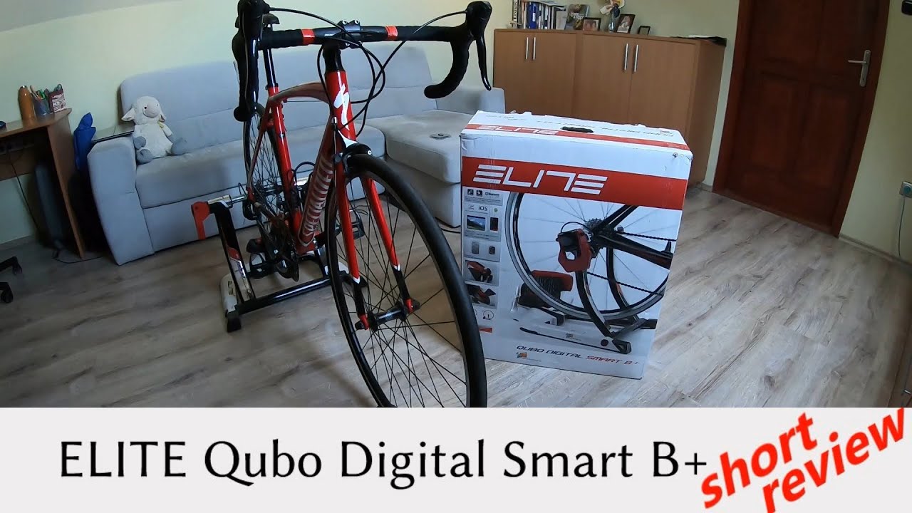 Elite Qubo Digital Smart B+ indoor trainer quick review - YouTube