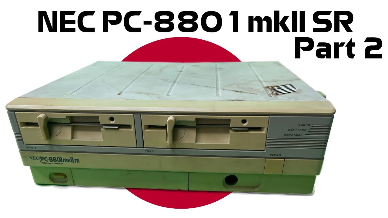 🇯🇵 NEC PC-8801 mkII SR: Part 2 (Keyboard 🤯) [#TCE0581] - YouTube