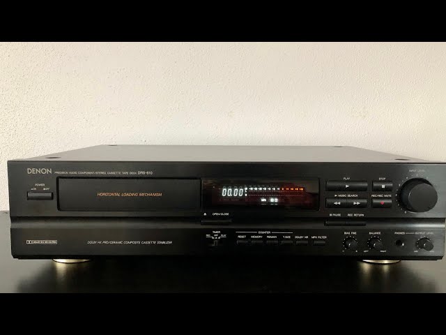 Denon DRS-610 Tape deck - YouTube