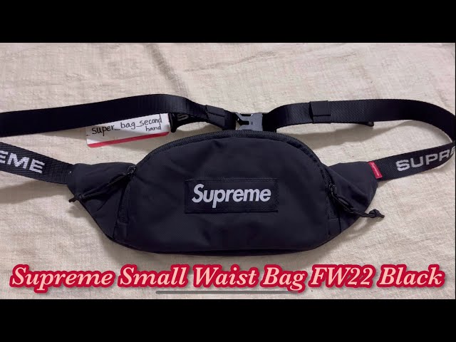 Supreme Small Waist Bag Black (FW22) - YouTube