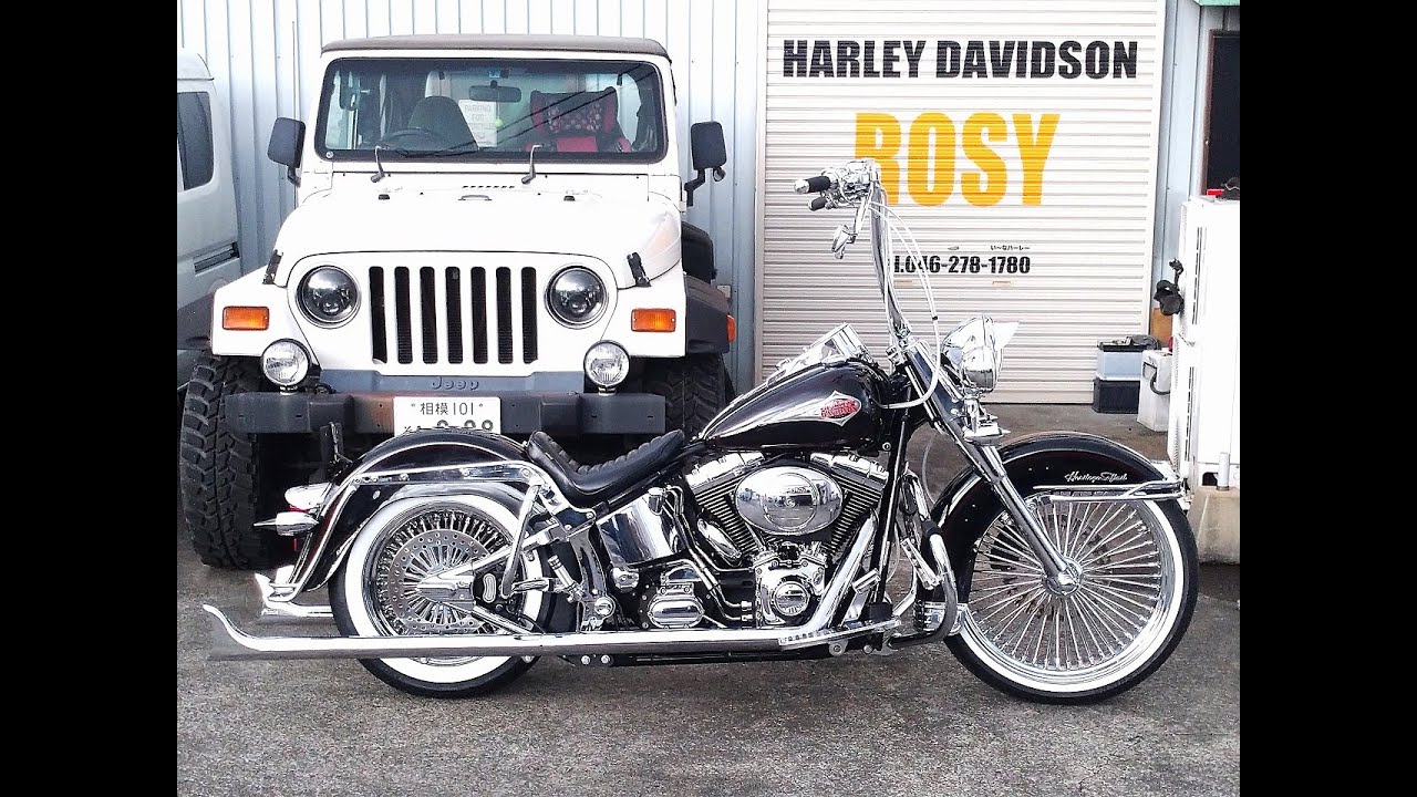 ROSY 2001年 FLSTC 純正キャブ チカーノスタイル チョロスタイル - YouTube