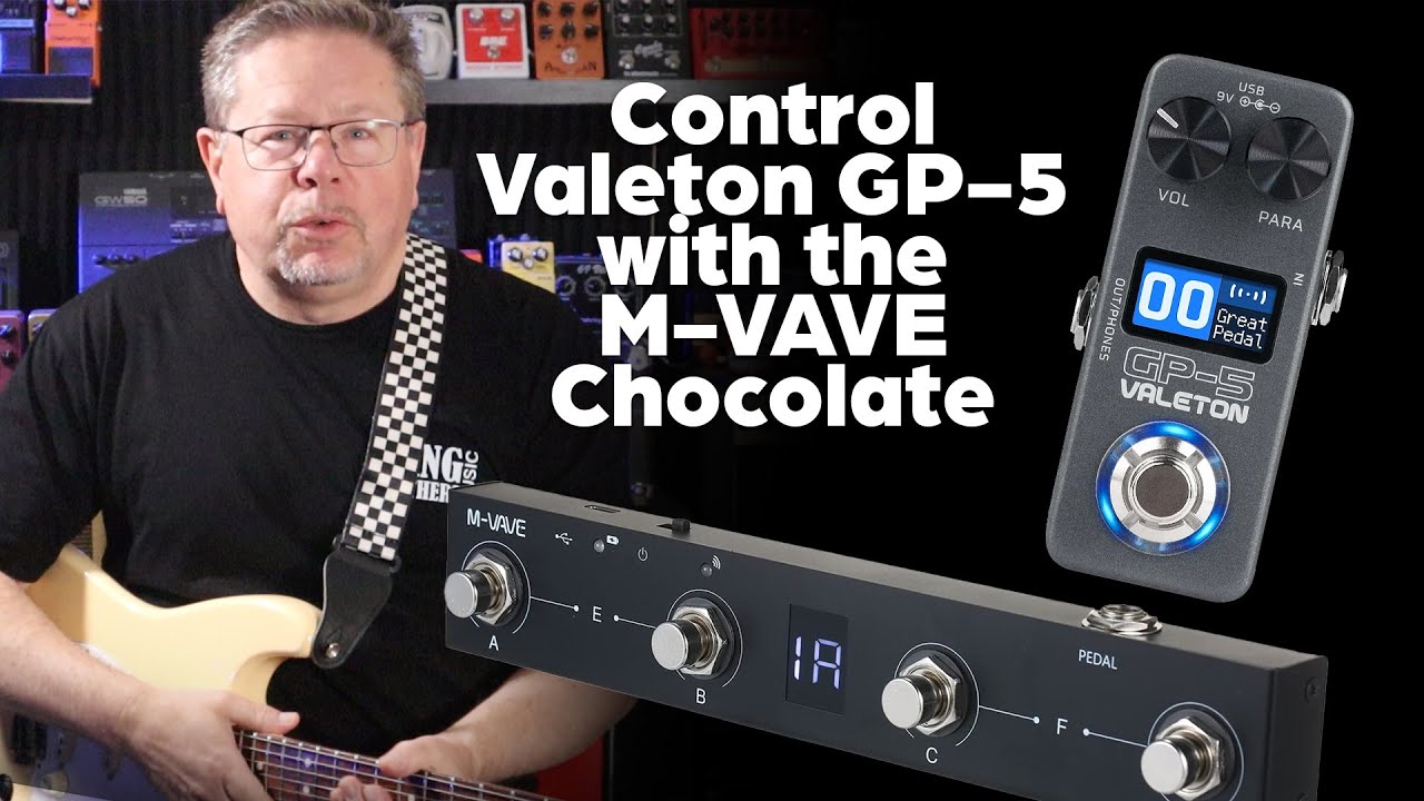 Control the Valeton GP-5 with M-VAVE Chocolate - YouTube