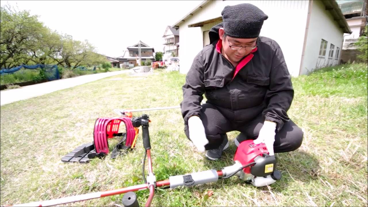 草刈機 GL425H エンジン始動 方法_農機具のアグリズ - YouTube