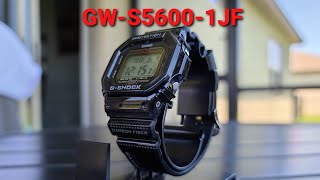 Casio g-shock GW-S5600-1JF review - YouTube