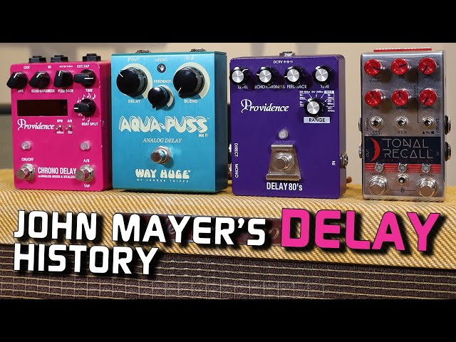 John Mayer's Delay Pedal History - The Complete Guide - YouTube