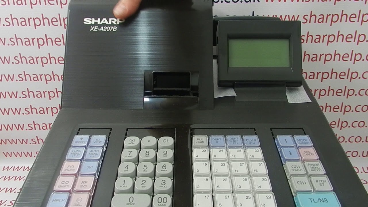 Factory Master Reset Sharp XE-A207 / XEA207 / XE-A207-BK / XEA207B