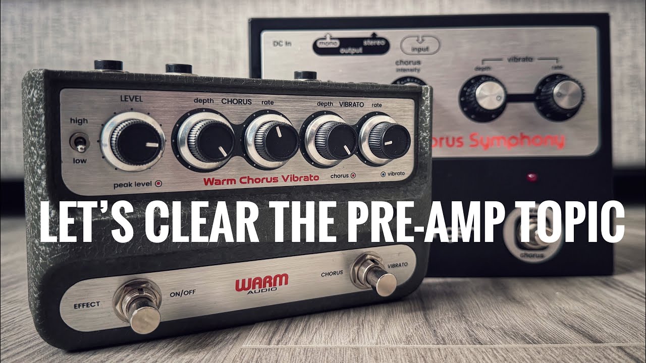 The CE-1 Pre-amp Comparison: Behringer Chorus Symphony and Warm