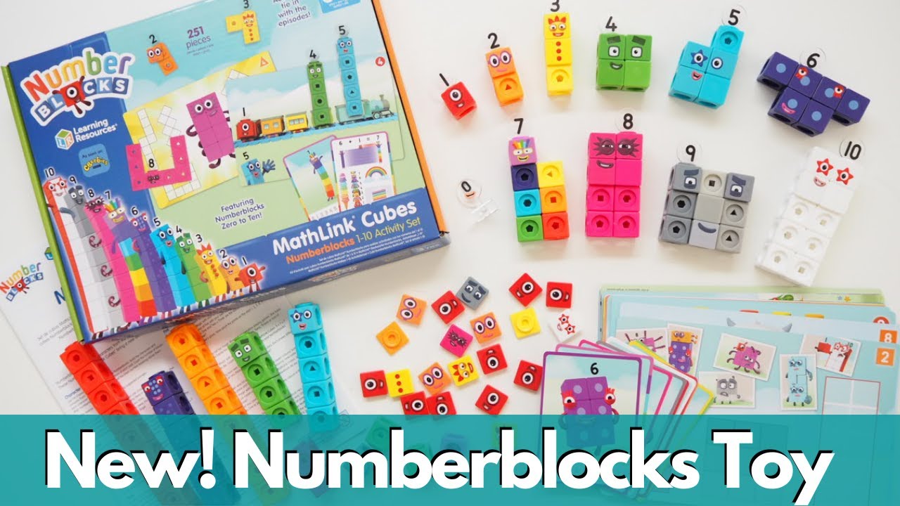 ナンバーブロックスの数字ブロック！Numberblocks MathlinkCubes 1-10