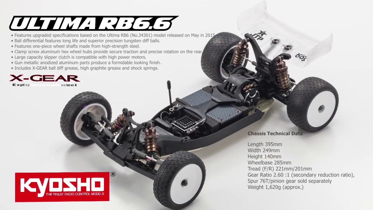 KYOSHO ULTIMA RB6.6 - YouTube