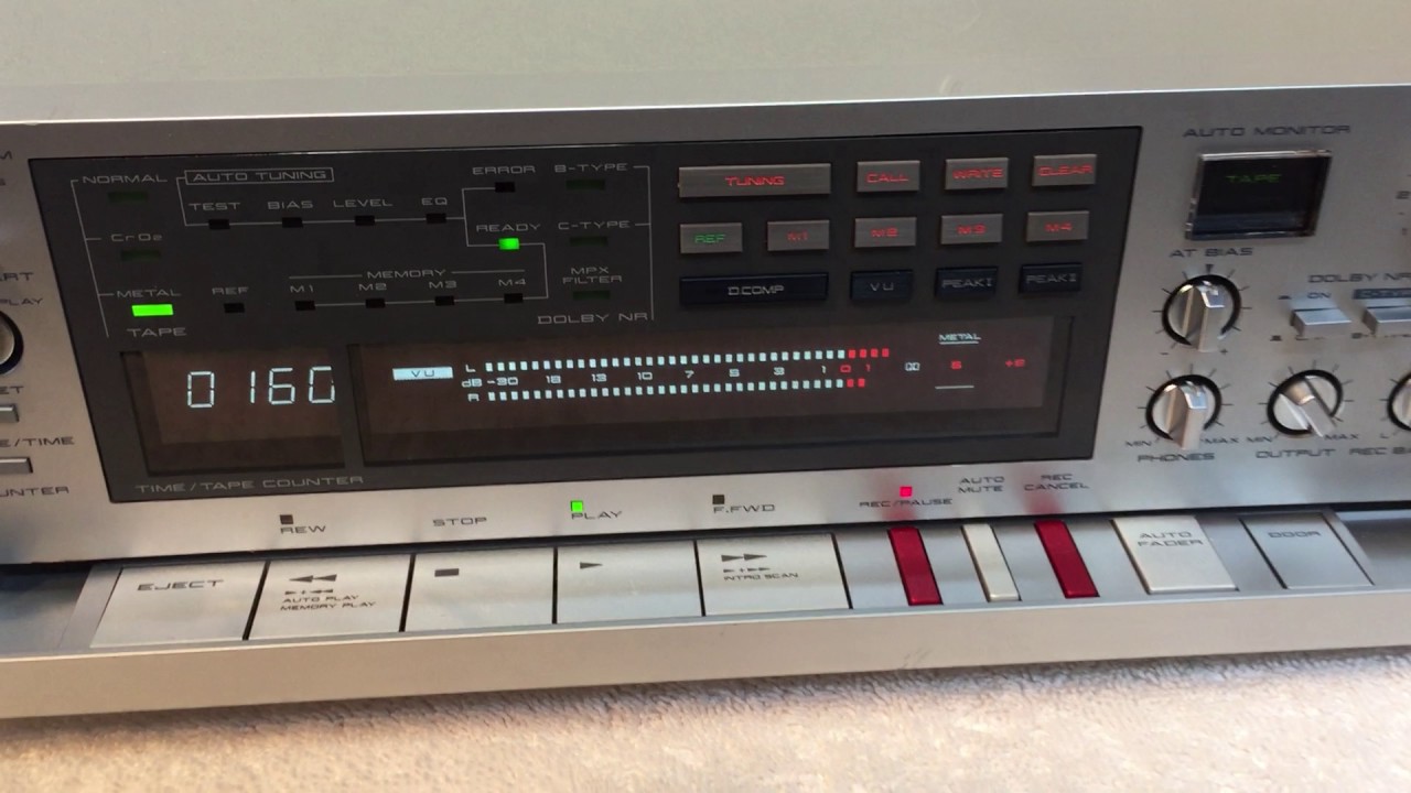AKAI GX-F91 Cassette Deck Demo - YouTube