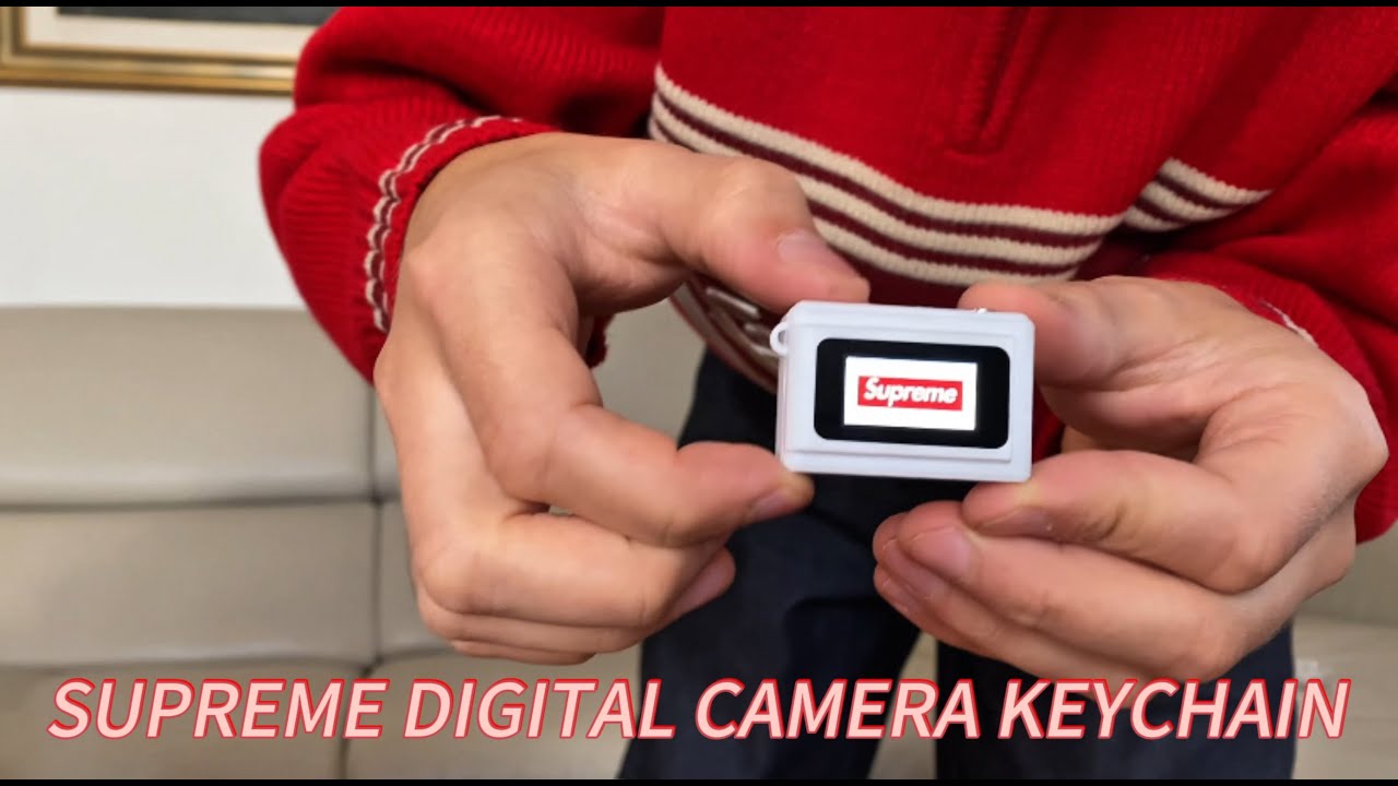 SUPREME DIGITAL CAMERA KEYCHAIN - Tiny And Cute - YouTube