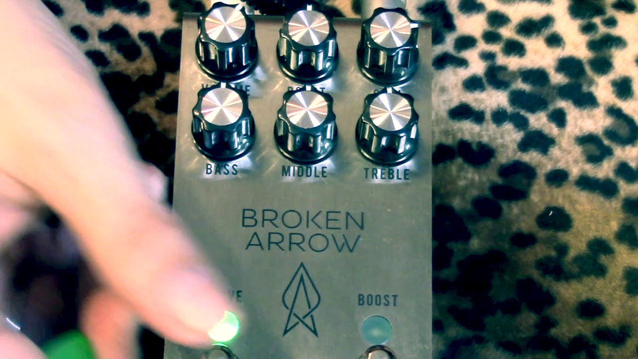 Jackson Audio BROKEN ARROW overdrive & boost demo with Fender