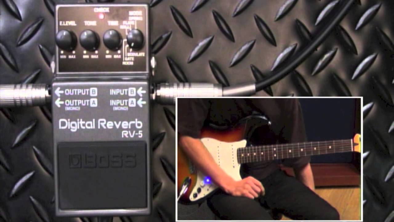 試奏動画】BOSS RV-5 Digital Reverb【BOSS COMPACT PEDAL 100th