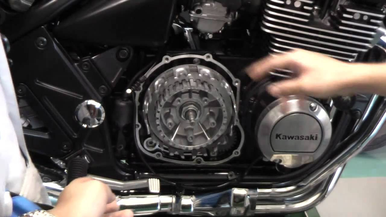 kawasaki ZEPHYR Χ バイククラッチの分解・組み立て - YouTube