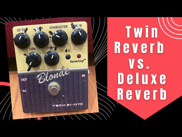 Tech 21 Blonde V2 - Fender Deluxe Reverb Setting - Direct to mixer