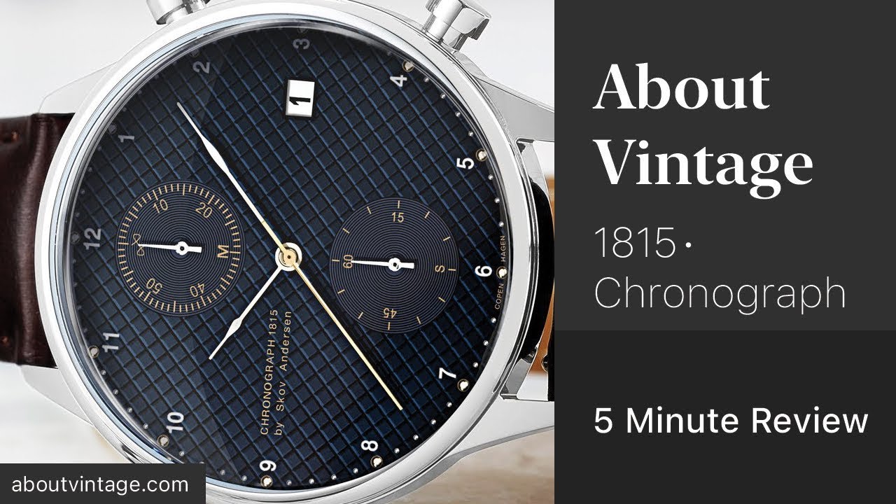 About Vintage 1815 • Chronograph • Steel / Blue Turtle 5 Minute