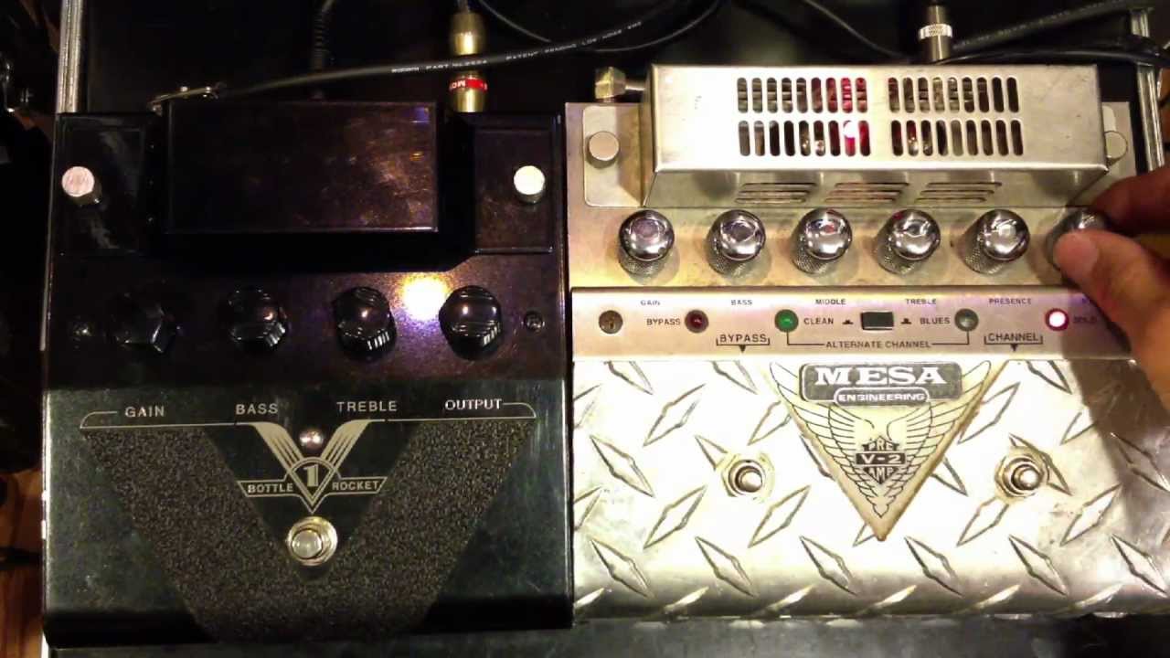 Mesa Boogie V Twin vs Mesa Boogie V1 Bottle Rocket - YouTube