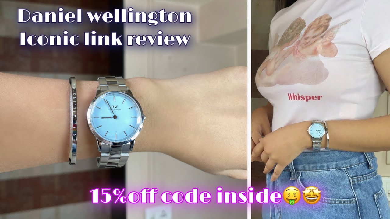 Daniel wellington Iconic link Capri silver watch review | 15% off