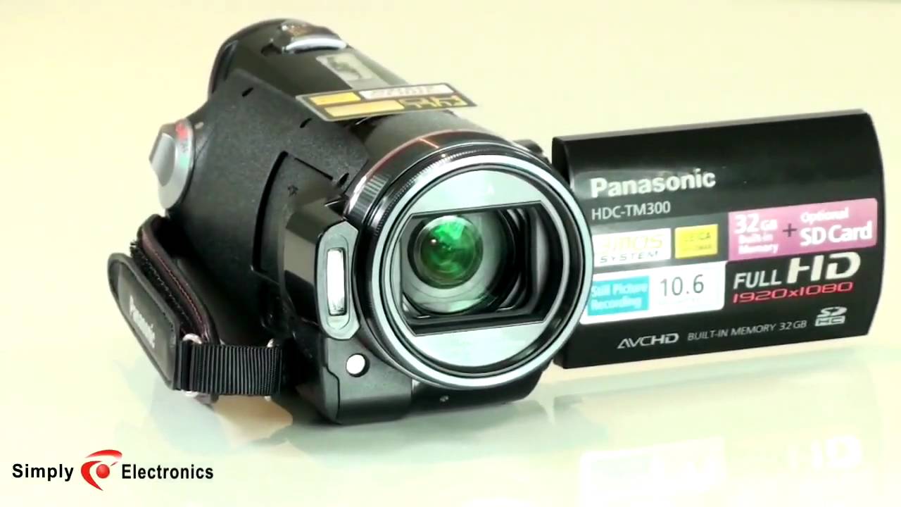 Panasonic HDC-TM300 hands on review by SimplyElectronics.net - YouTube