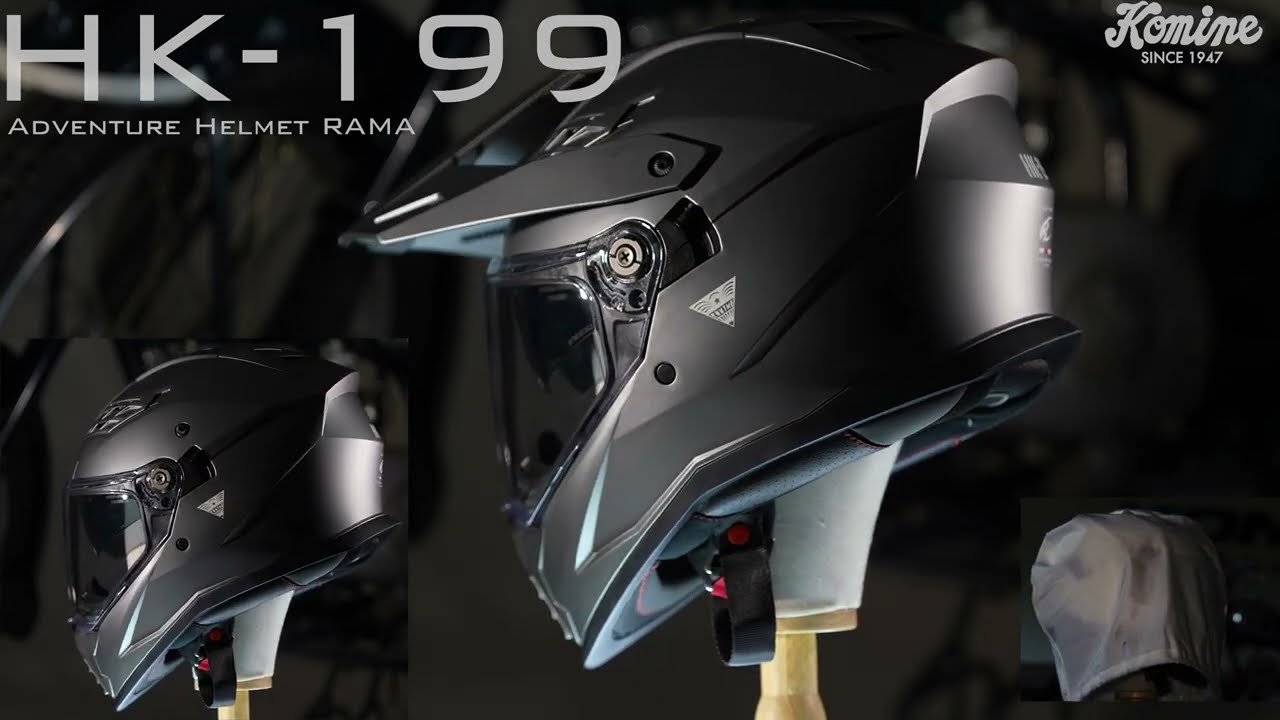 クロスカントリーでの走行を可能とする機能性、オンロードでもバイザー