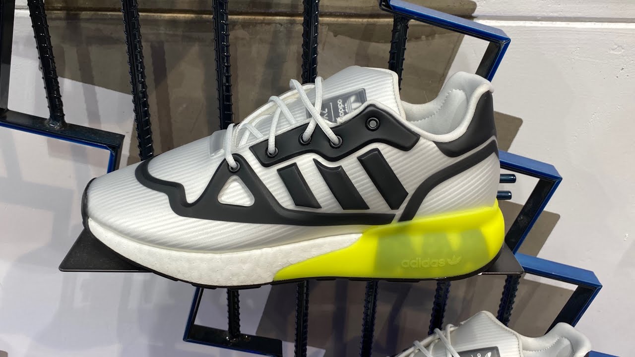 Adidas ZX 2K Boost Futureshell (Cloud White/Core Black/Acid Yellow