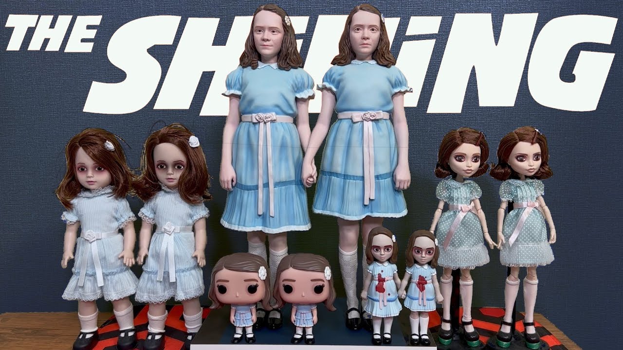 The Shining 35cm tall Grady twins statue unboxing【Medicom Toy