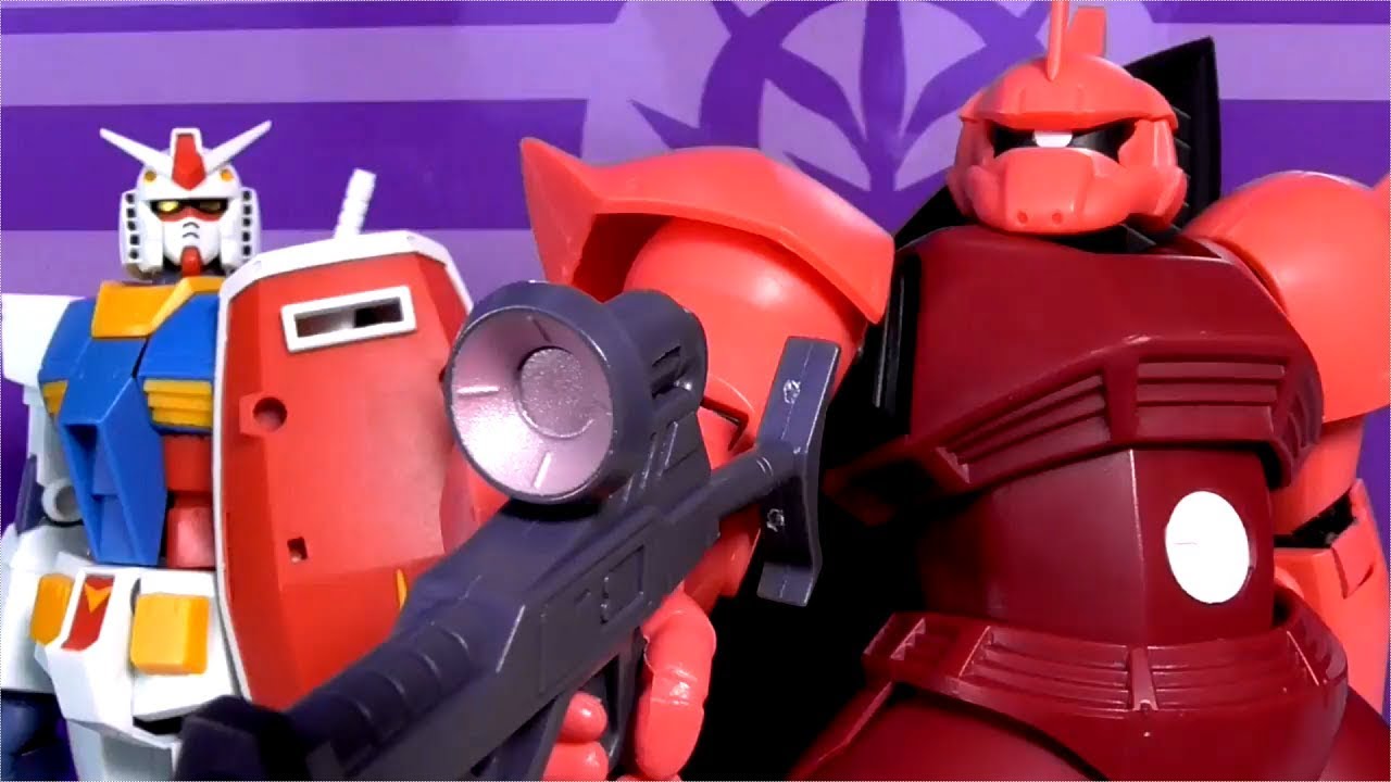 ROBOT魂 MS-14S シャア専用ゲルググ ver. A.N.I.M.E. レビュー【バトル