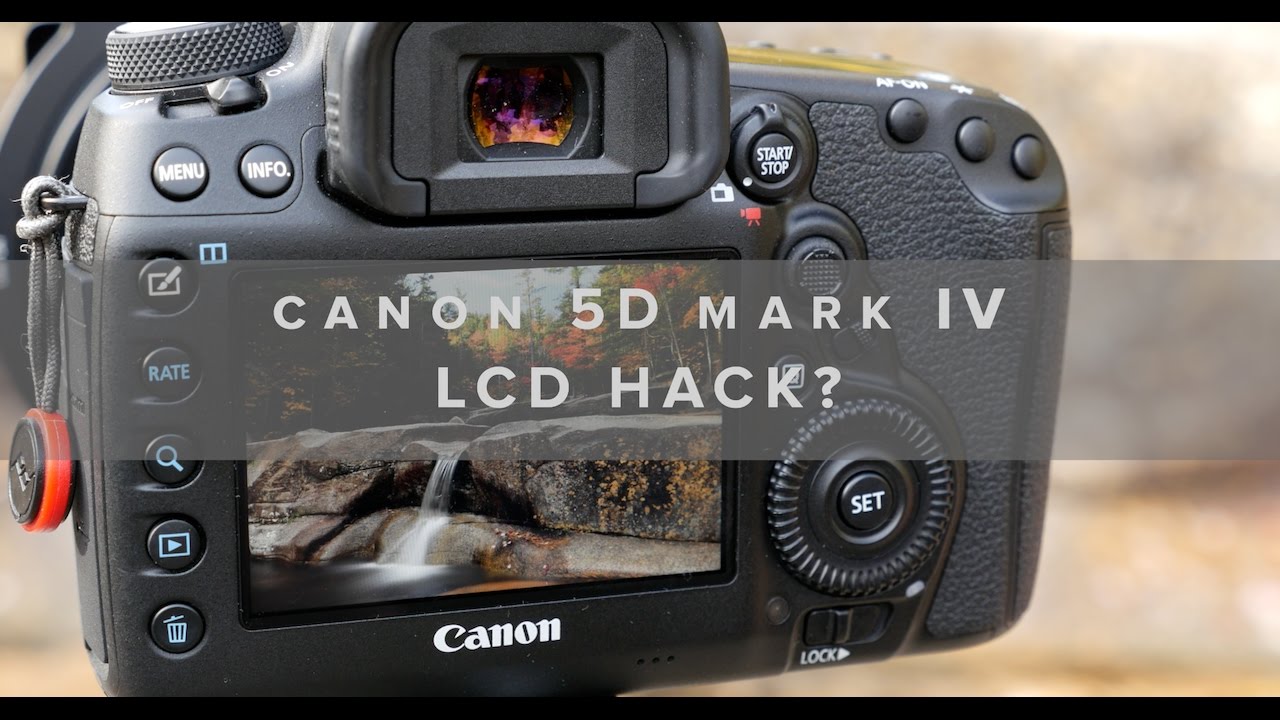 Articulating LCD HACK for Canon 5D Mark IV - YouTube