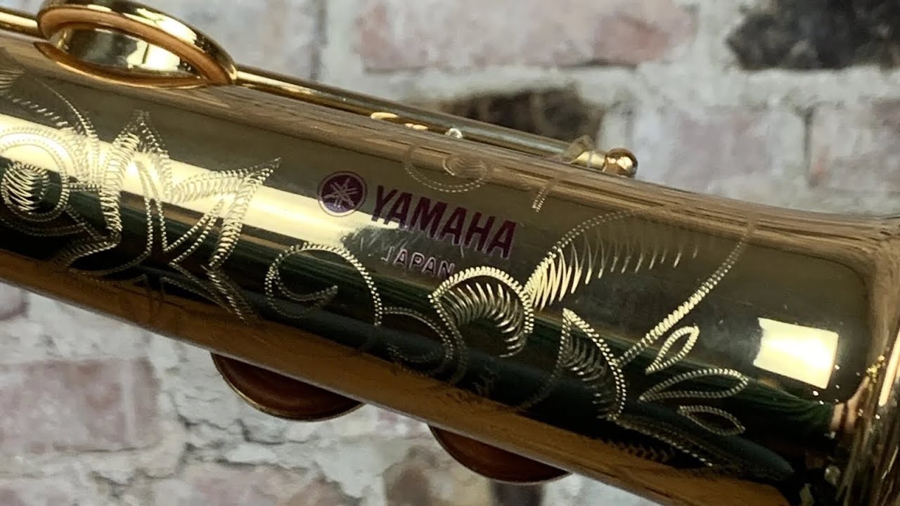 Beautiful Vintage Yamaha Purple Logo 62 Soprano Saxophone! www