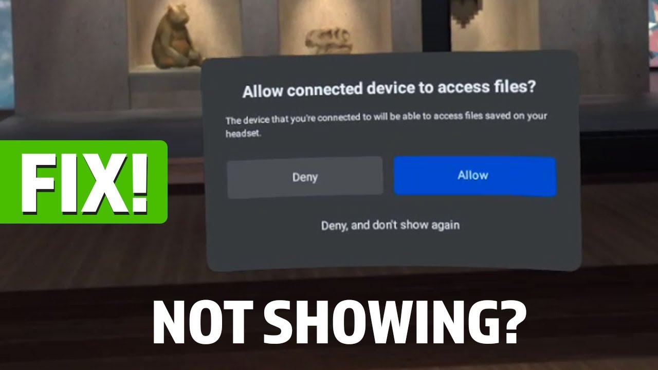 FIX: Quest 2 Folder not showing in File Explorer on PC (No USB