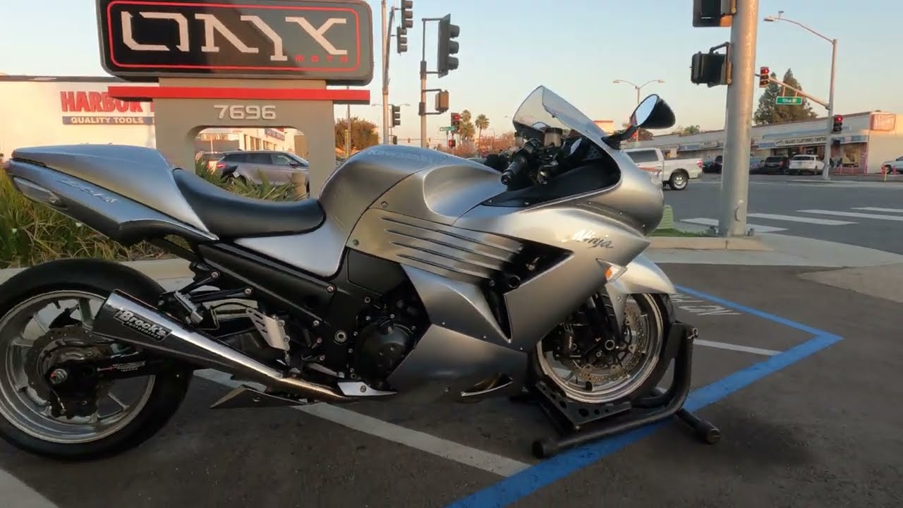 2008 Kawasaki ZX14 / Walk Around / Start Up / Sound Clip - YouTube