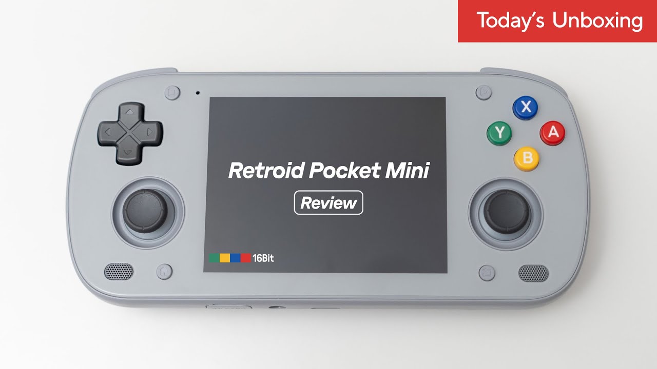 小型でかわいいAndroidゲーム機『Retroid Pocket Mini』16Bitカラーが