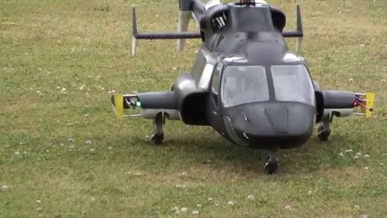 R/C Scale Heli Airwolf and RedWolf Short video エアーウルフ レッド
