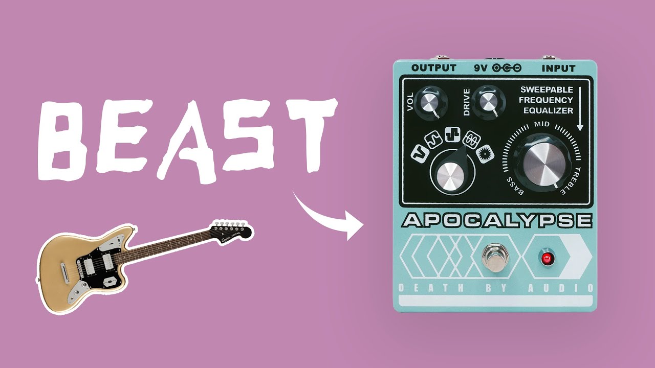 Apocalypse Fuzz by Death By Audio with guitar - this pedal is a