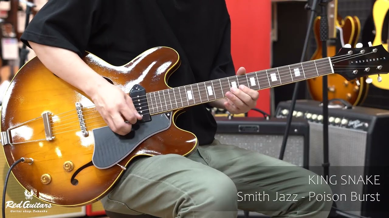Red Guitars - KING SNAKE / Smith Jazz - Poison Burst - YouTube